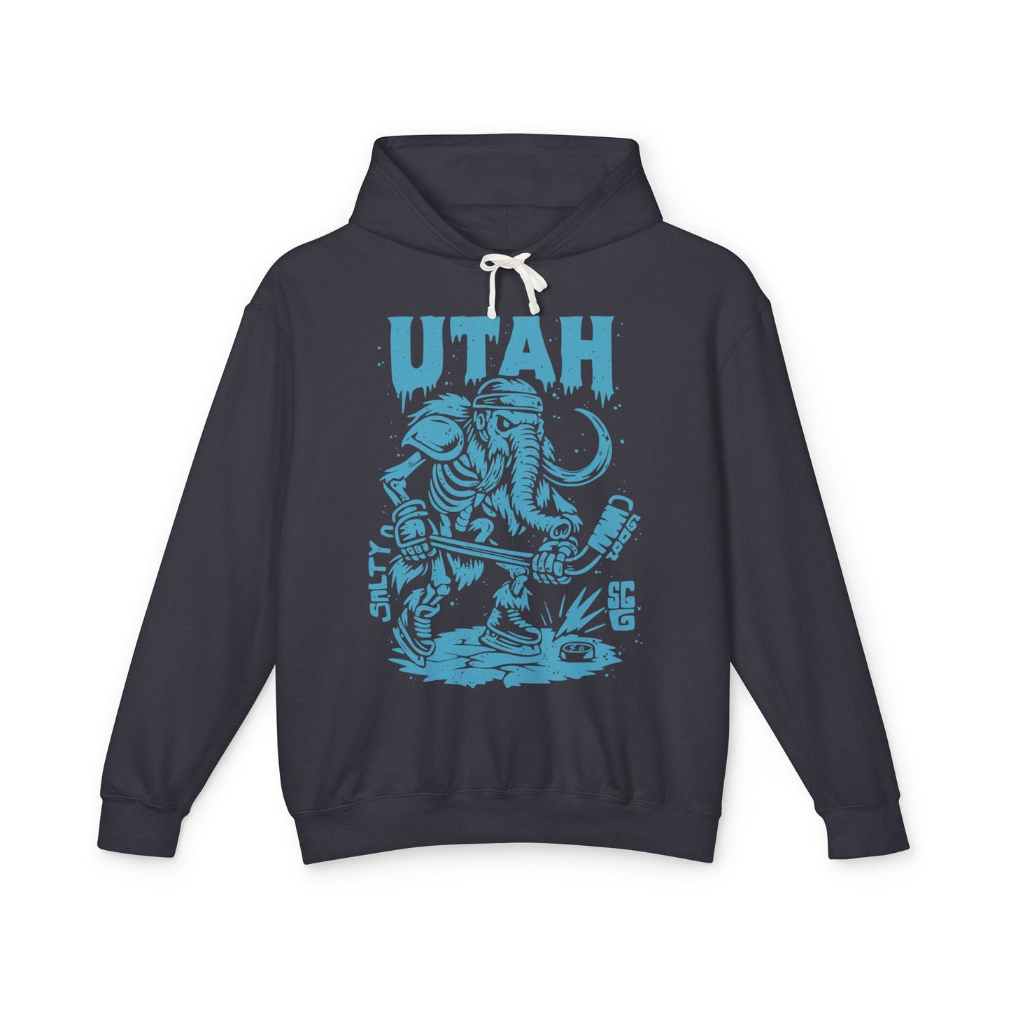 Utah Ice Age Enforcer - Lightweight Hoodie - Premium Ice Hockey Apparel