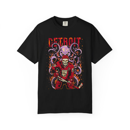 Detroit Red Line Reaper - Premium Ice Hockey Tee