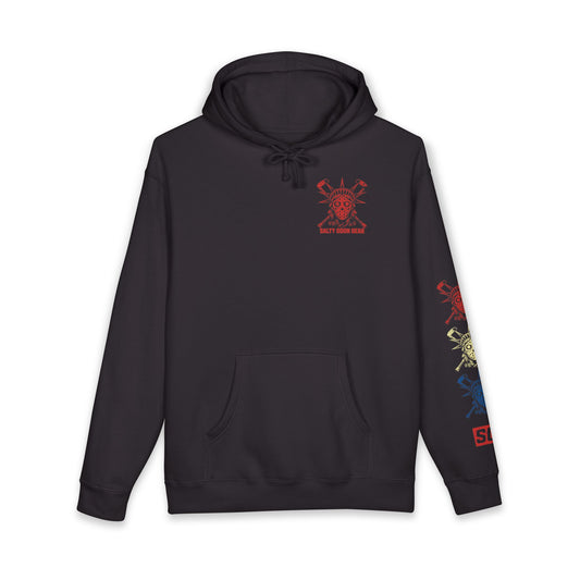 NEW YORK - LIBERTY ENFORCERS - Salty Goon Gear - 10 oz heavy hoodie - Front, Back, and Sleeve Print