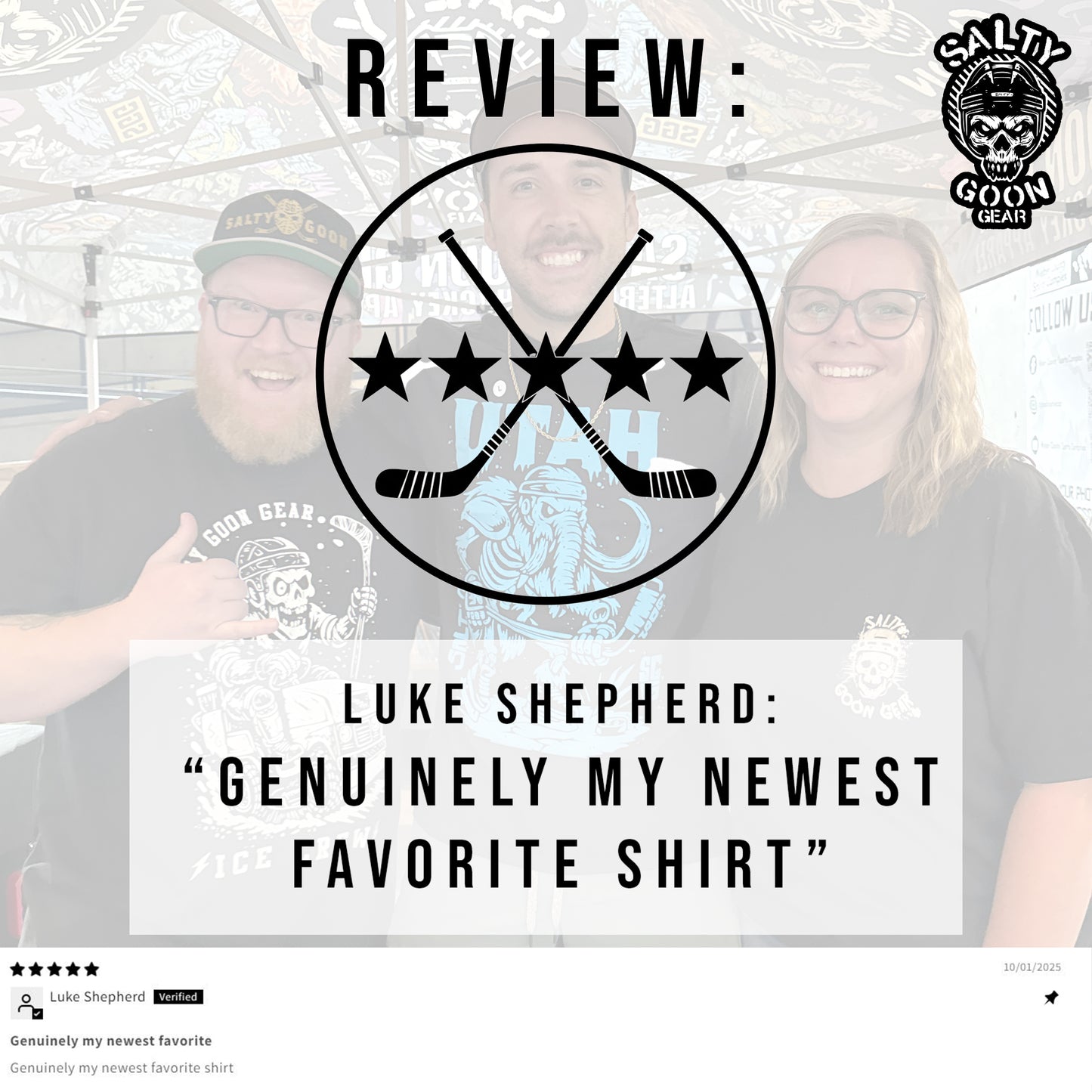UTAH ICE AGE ENFORCER - Premium Hockey Tee