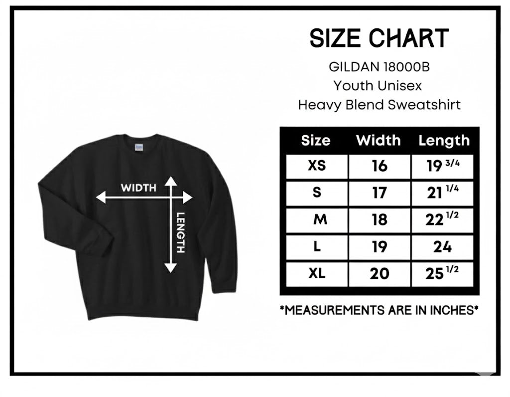 Utah Ice Age Enforcer - Youth - Ice Hockey Crewneck Sweatshirt -