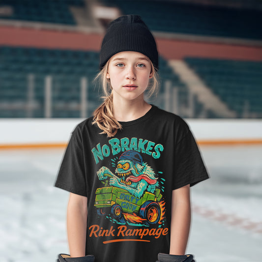 No Brakes Rink Rampage Youth Tee – Bella Canvas 3001Y