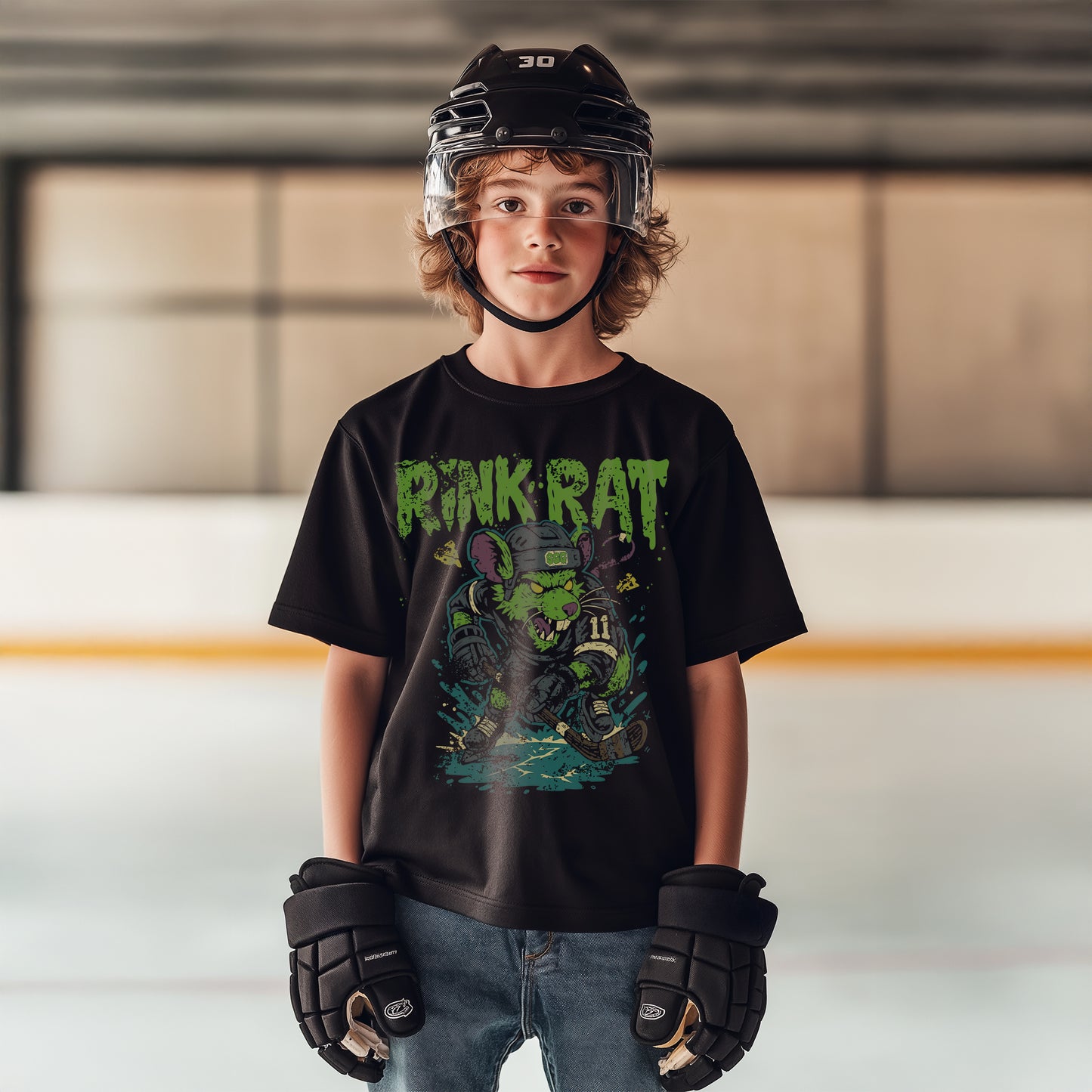 Rink Rat – Youth Tee (Bella + Canvas 3001Y)