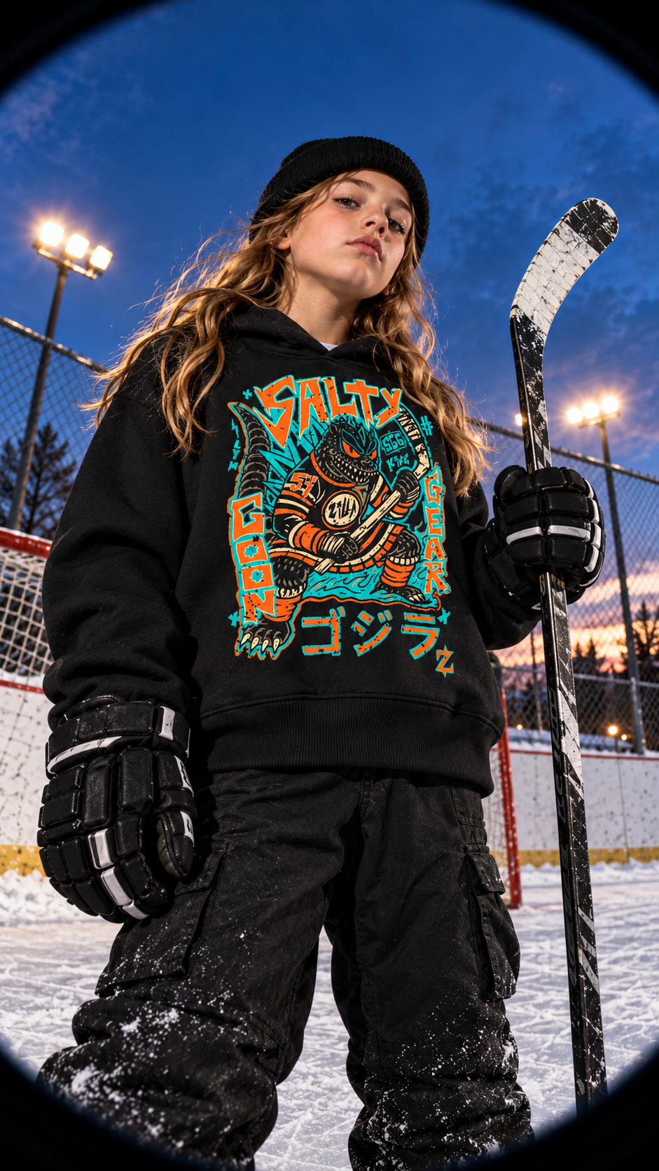 Kaiju Zilla Youth Hoodie