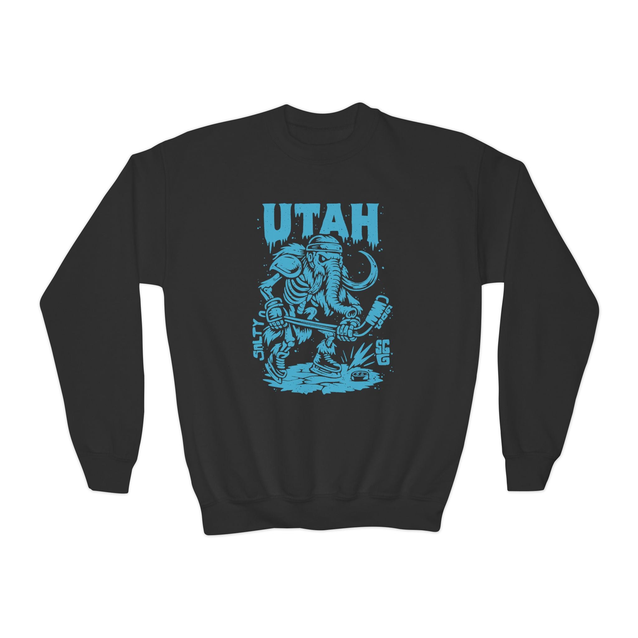 Utah Ice Age Enforcer - Youth - Ice Hockey Crewneck Sweatshirt -