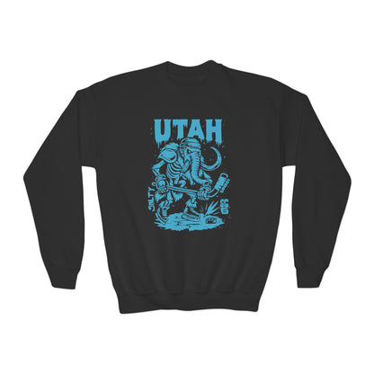 Utah Ice Age Enforcer - Youth - Ice Hockey Crewneck Sweatshirt -