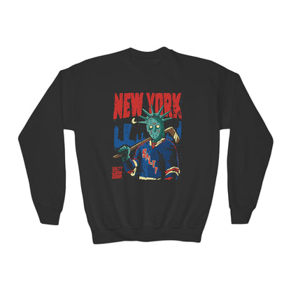 New York Liberty Enforcer - Youth Crewneck Sweatshirt - Front Print