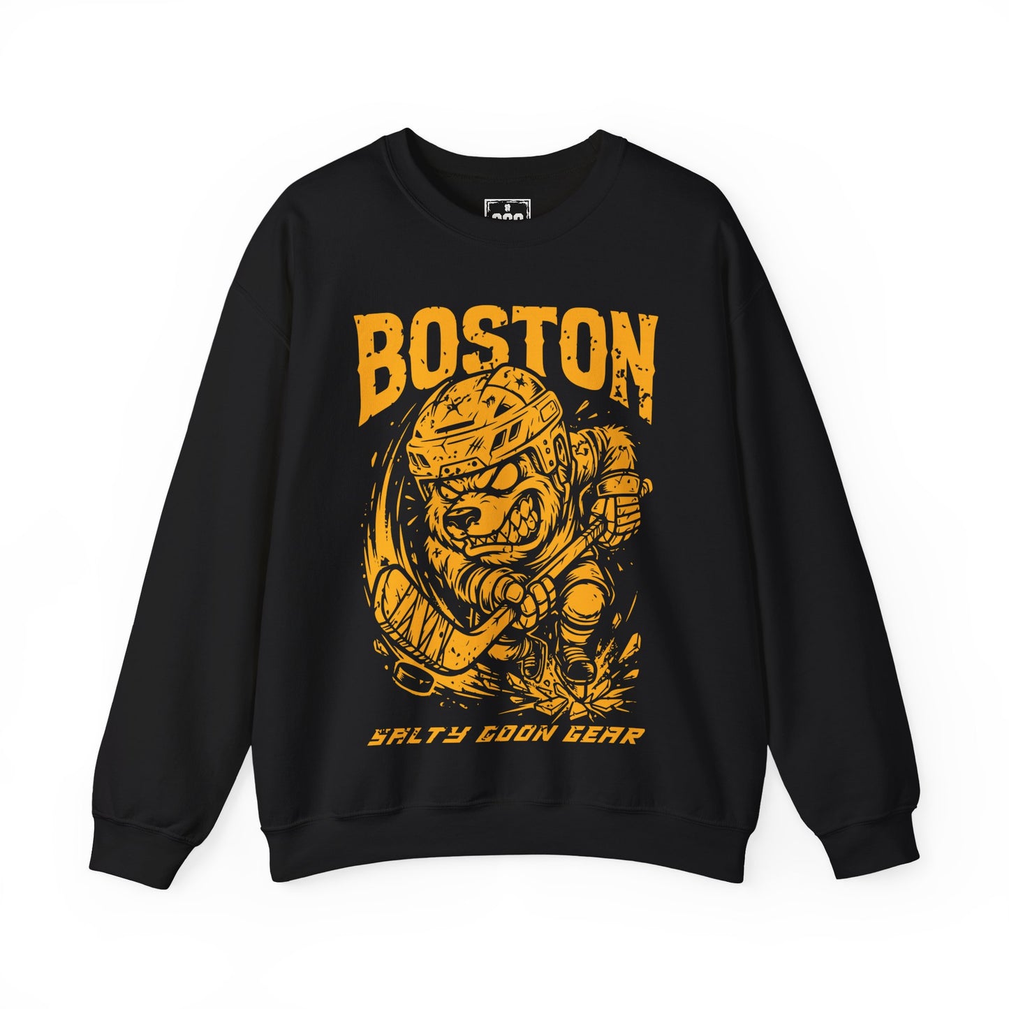 BOSTON IRON BITE ENFORCER - CREWNECK SWEATSHIRT - FRONT PRINT