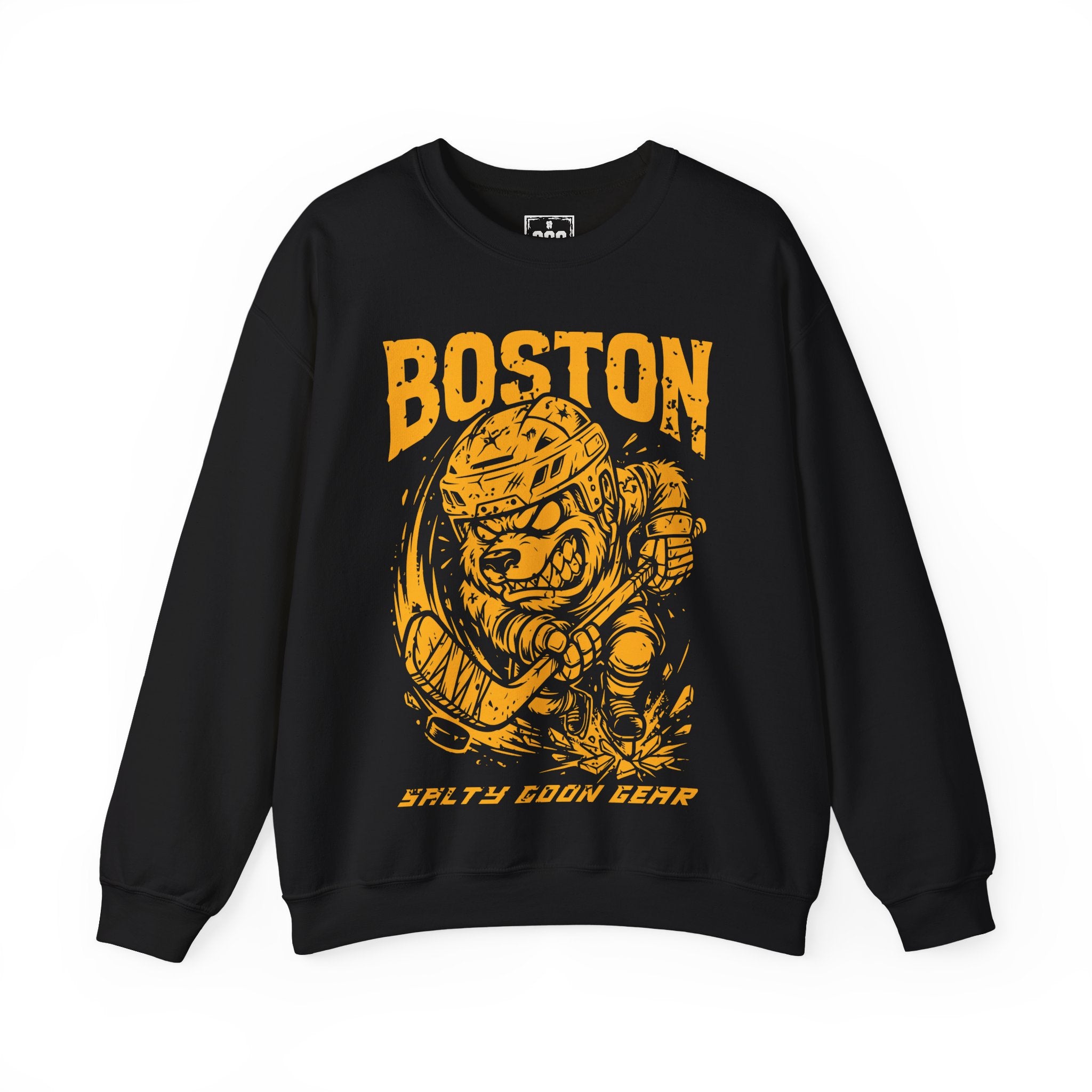 BOSTON IRON BITE ENFORCER - CREWNECK SWEATSHIRT - FRONT PRINT