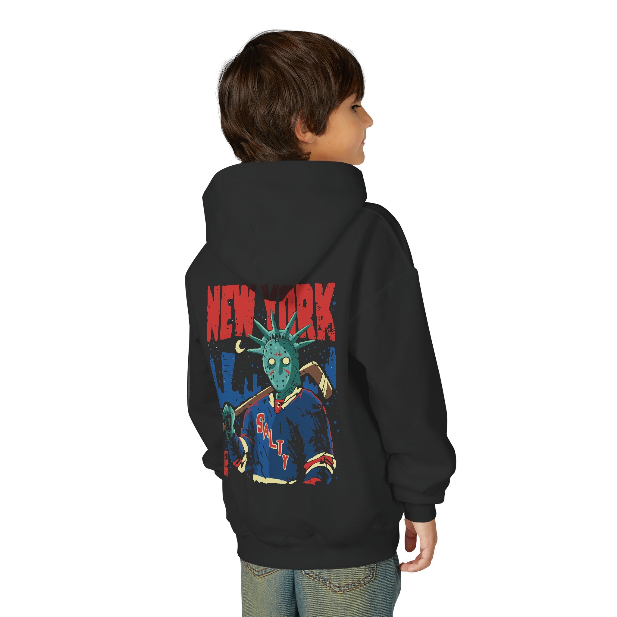 New York Liberty Enforcer - Youth Front and Back Hoodie