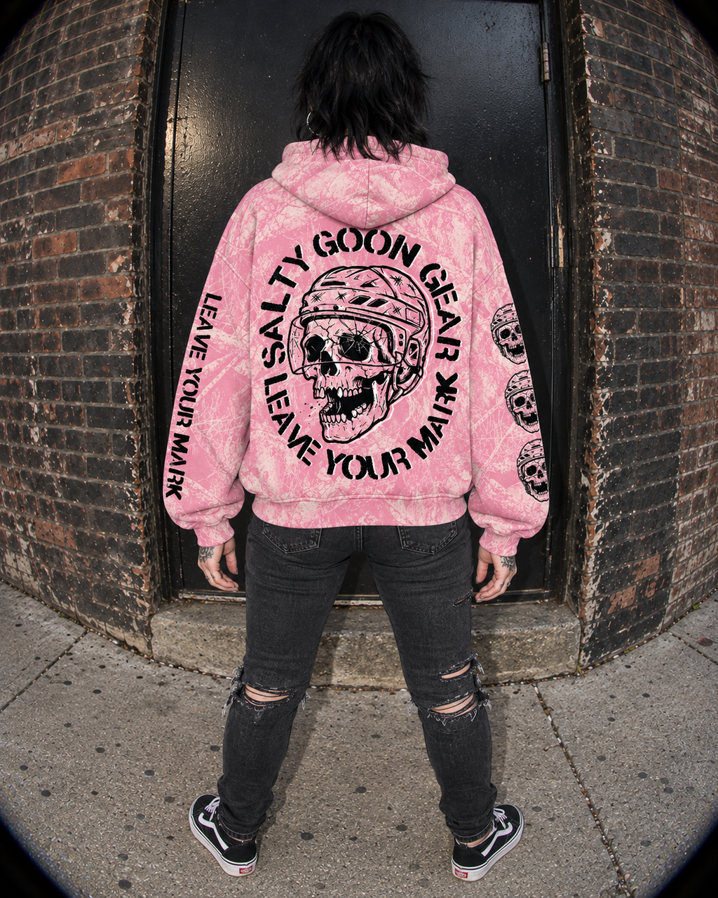 Leave Your Mark V3 Pink Camo Fleece Hoodie