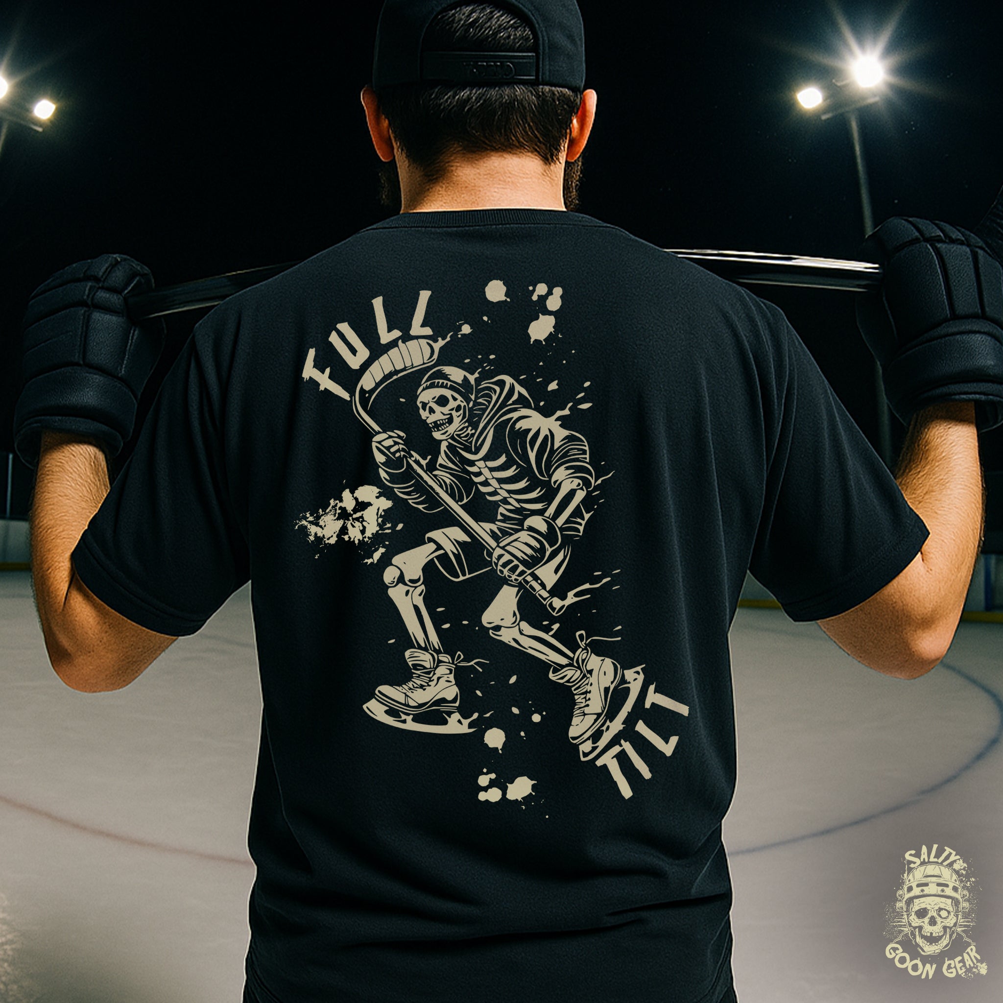 SOLD OUT - Full Tilt - Premium Tee & Sticker Pack - FREE SHIPPING 🏒💀⚡