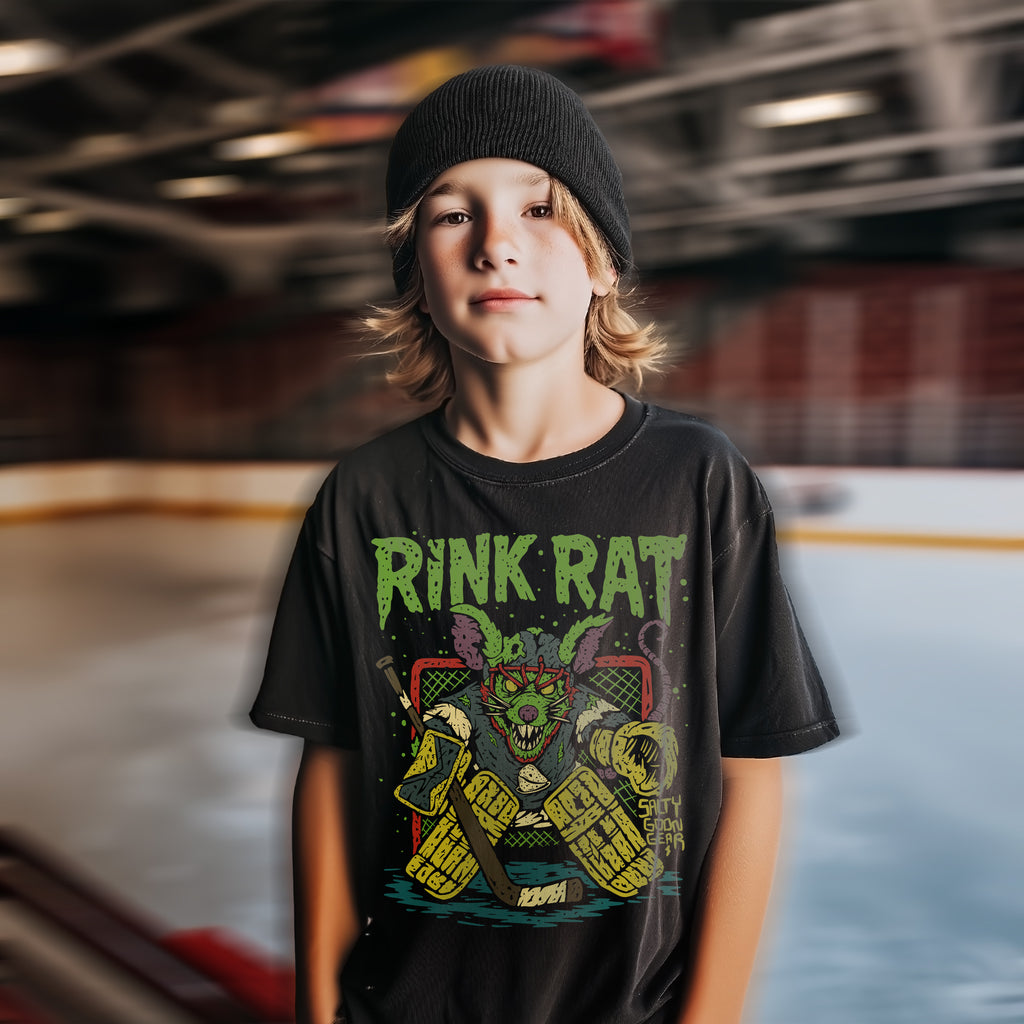 Rink Rat Goalie Edition Youth Tee – Bella Canvas 3001Y