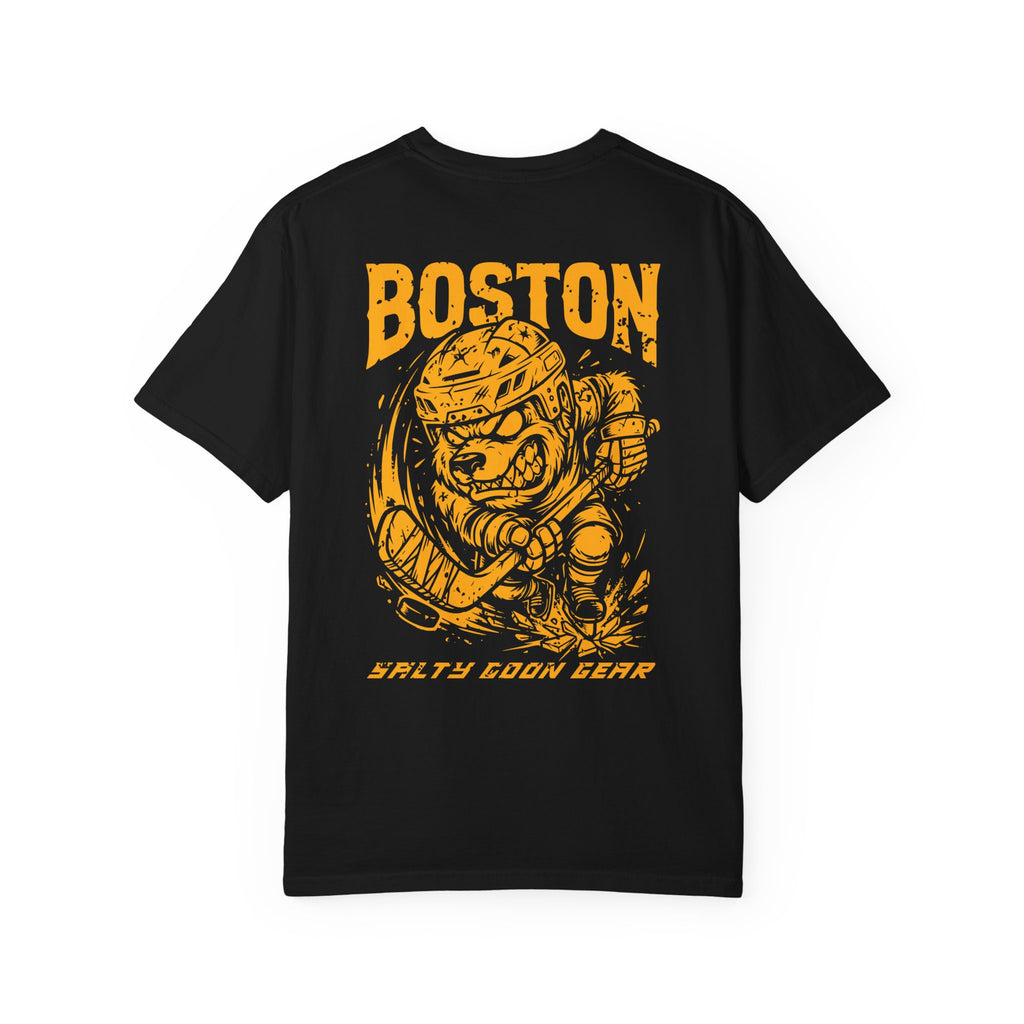 BOSTON - IRON BITE ENFORCER - PREMIUM TEE - FRONT AND BACK