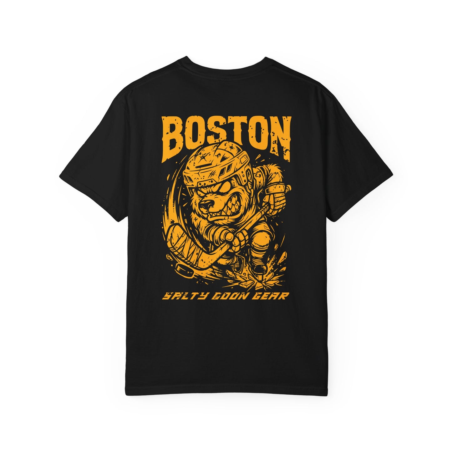 BOSTON - IRON BITE ENFORCER - PREMIUM TEE - FRONT AND BACK