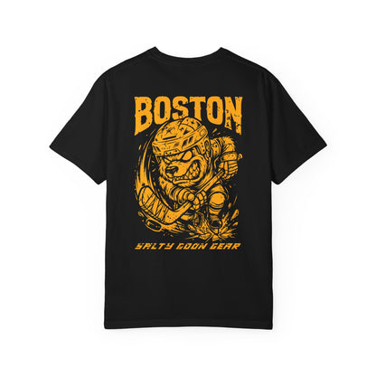 BOSTON - IRON BITE ENFORCER - PREMIUM TEE - FRONT AND BACK