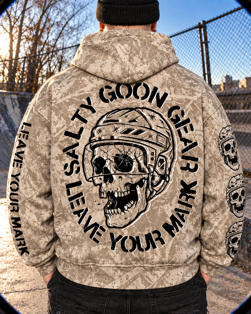 Leave Your Mark V3 Sand Camo Fleece Hoodie