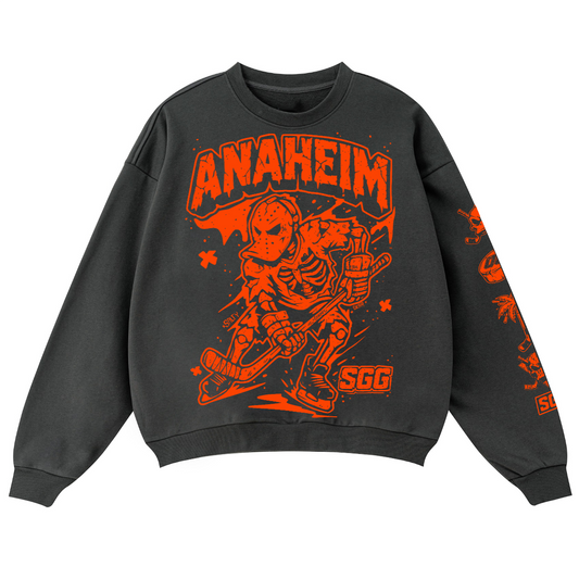 ANAHEIM BONE BREAKER Unisex Oversized Crewneck sweatshirt (460GSM)