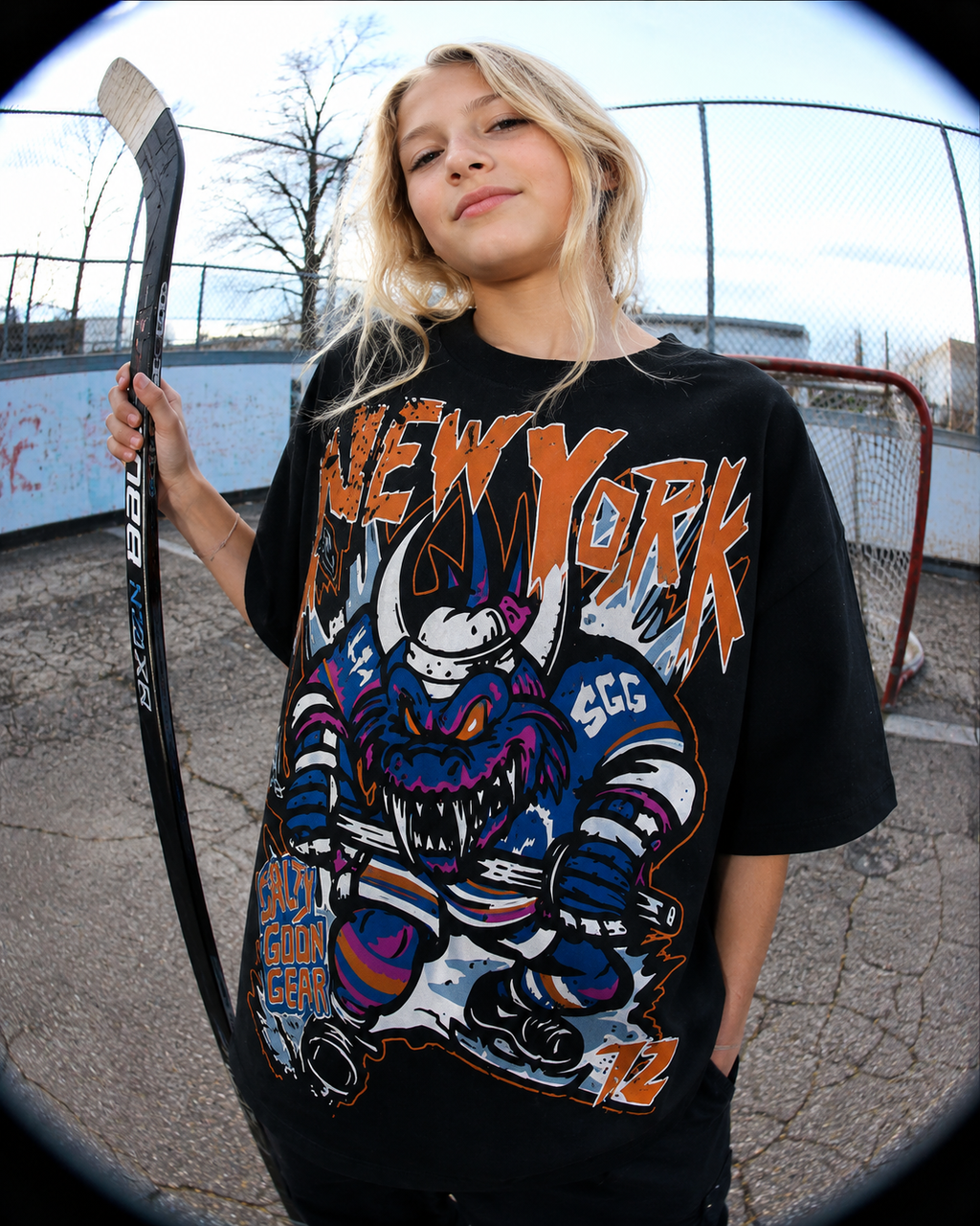 New York Scaled Skater Youth Shirt