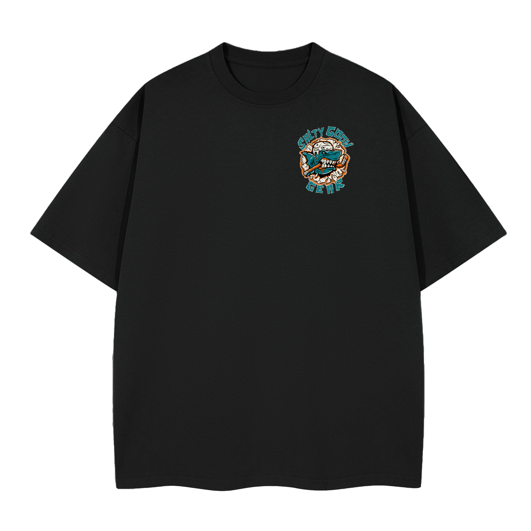 San Jose Sharp Bites Front and Back Heavyweight T-Shirt