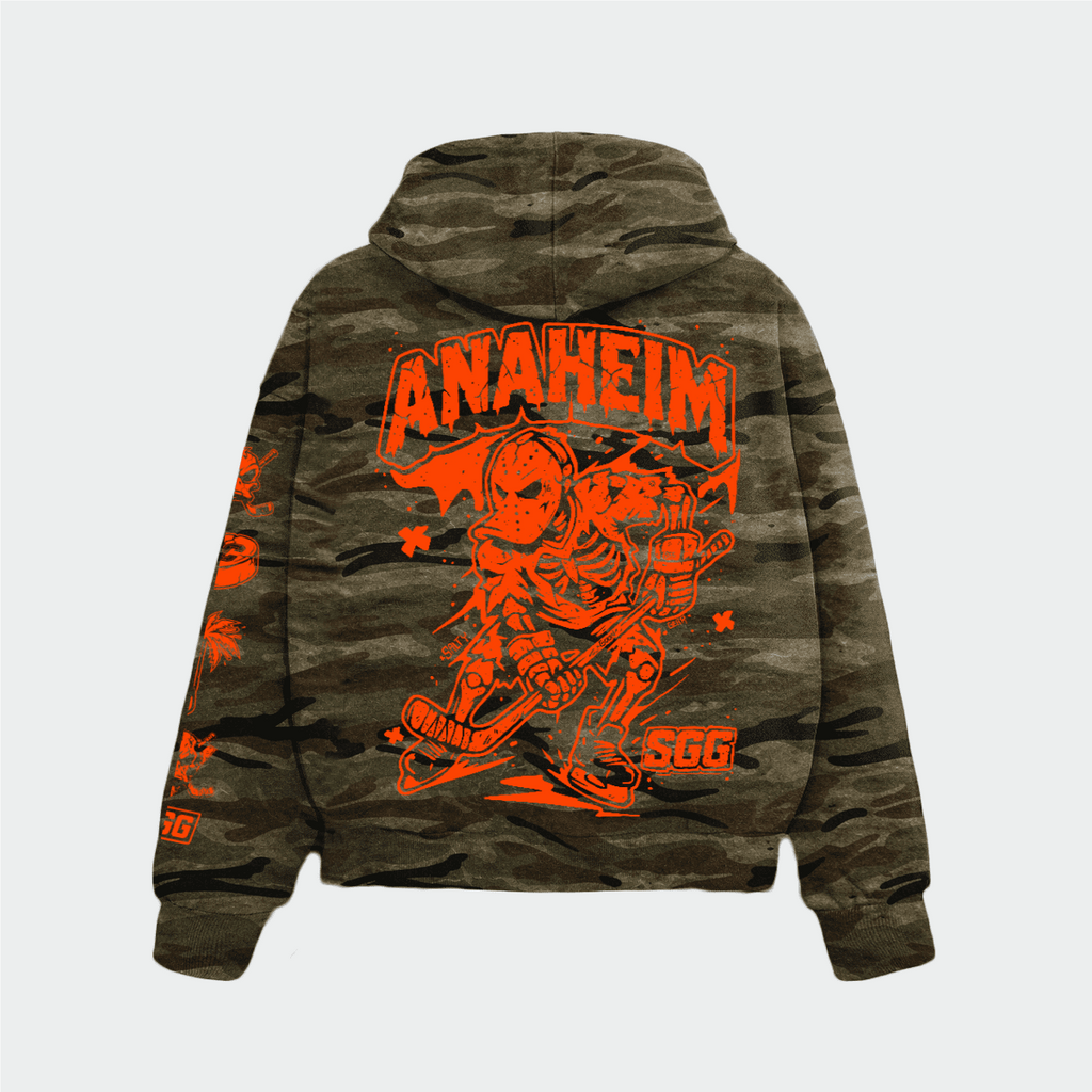Anaheim Bone Breaker Camo Unisex  Ultra Heavyweight Hoodie (400GSM)