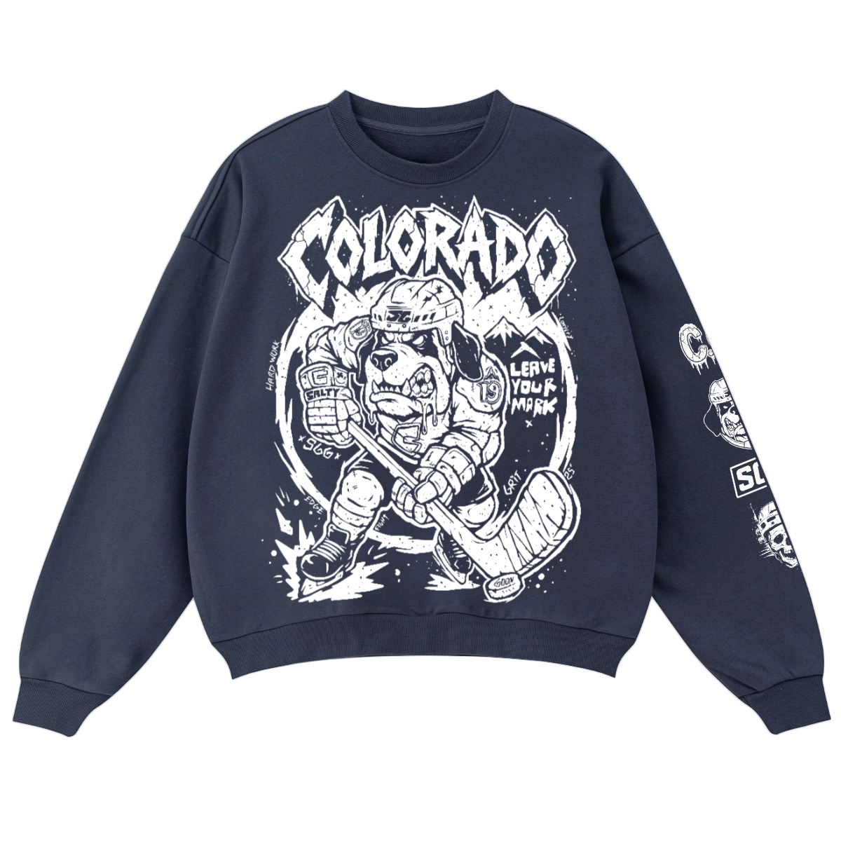 COLORADO CRUSH UNISEX OVERSIZED CREWNECK SWEATSHIRT  (460GSM)