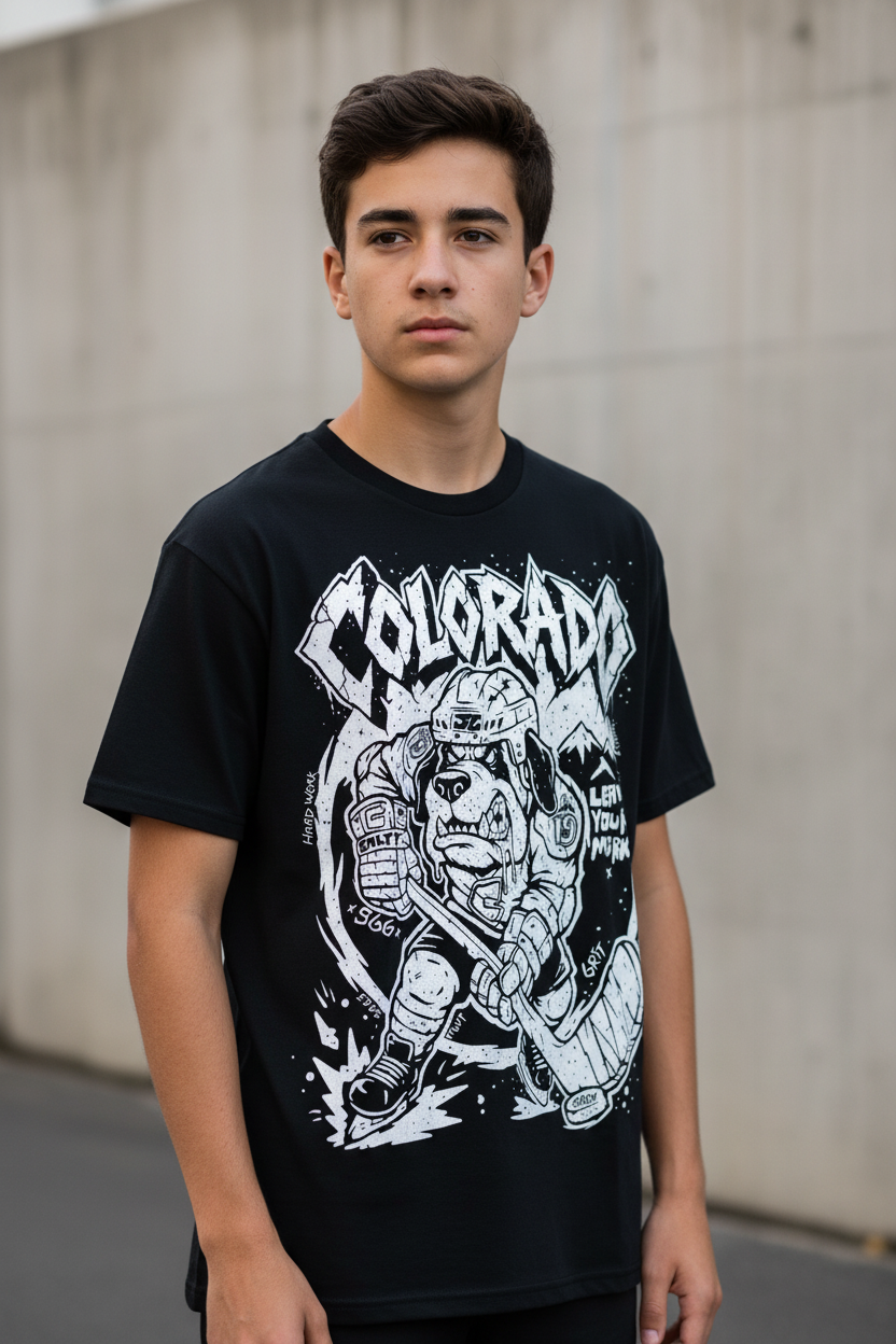 Colorado Crush Youth Junior Goon Heavyweight loose T-shirt (280GSM)