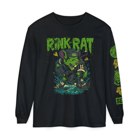 Rink Rat - Premium Long Sleeve with Full Left Sleeve Print