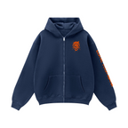 LEAVE YOUR MARK V1 Heavyweight Fleece Zip-Up Oversized Hoodie (380GSM)