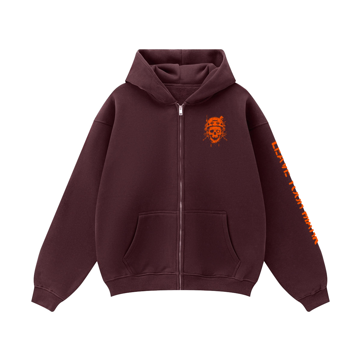 LEAVE YOUR MARK V1 Heavyweight Fleece Zip-Up Oversized Hoodie (380GSM)