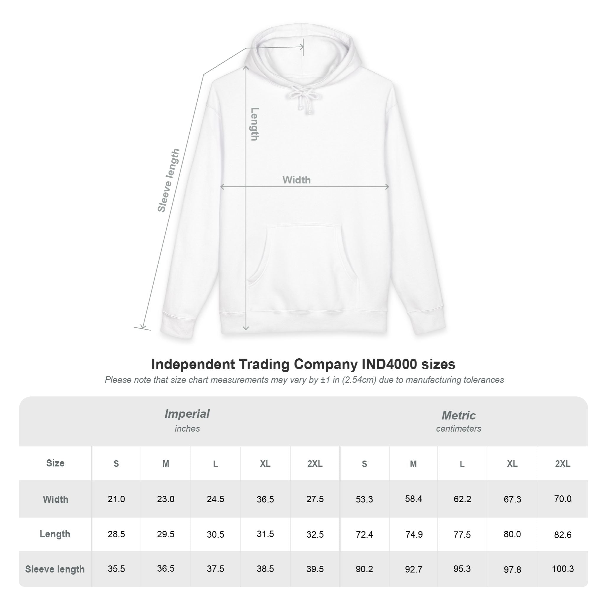 USA HOCKEY X SGG PREMIUM 10OZ HEAVY HOODIE - FRONT AND BACK