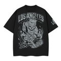 Los Angeles Royal Bones Tee Front and Sleeve