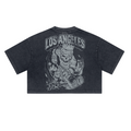 Los Angeles Royal Bones Vintage Crop Top