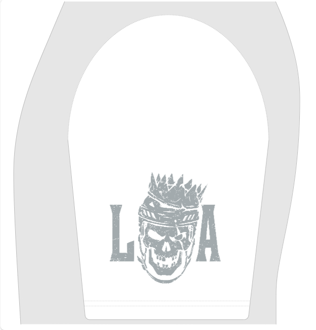 Los Angeles Royal Bones Snow Wash Tee