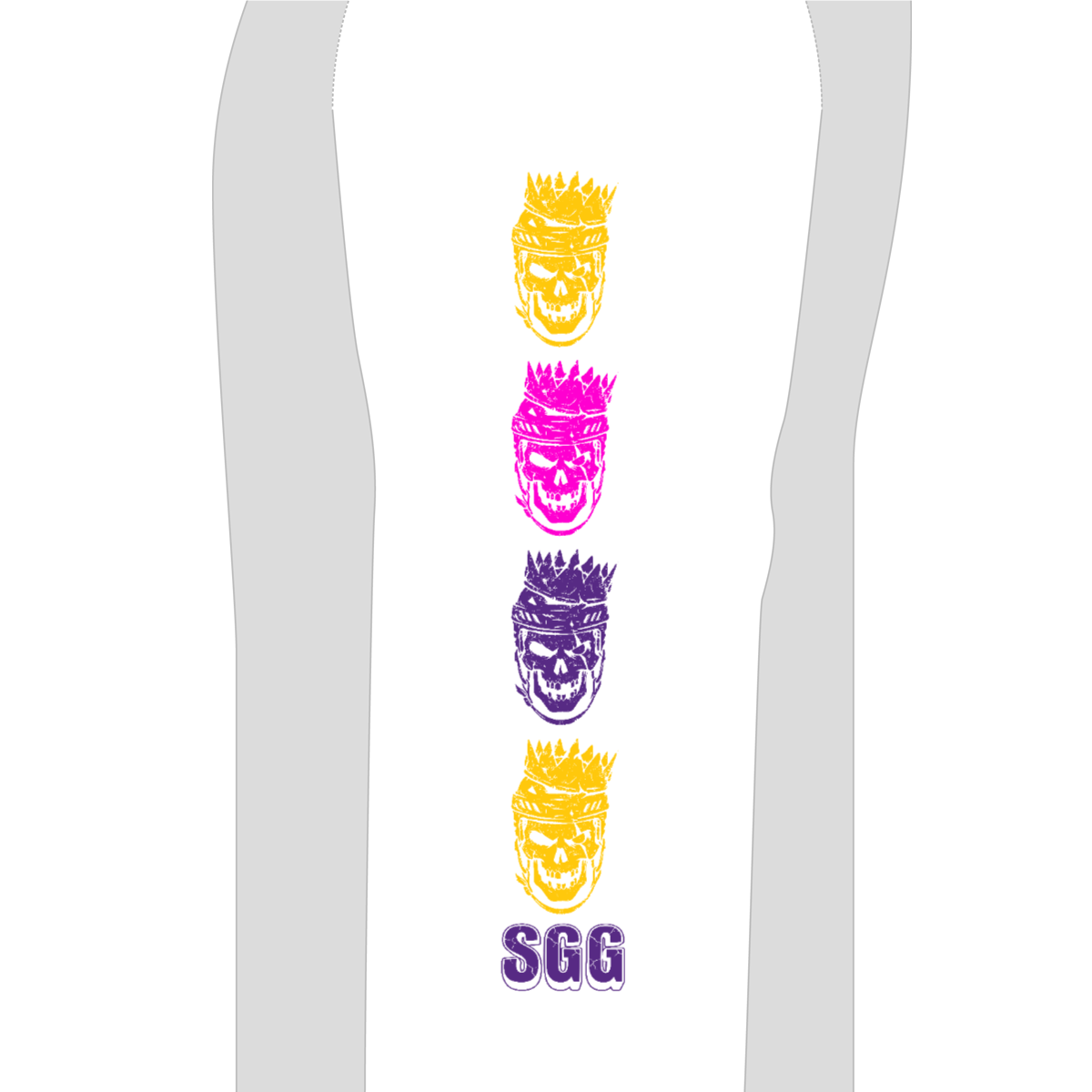 Los Angeles Los Angeles Royal Bones LMTD ED. 50pcs - Unisex Heavyweight Oversized Sweatshirt(370 GSM)