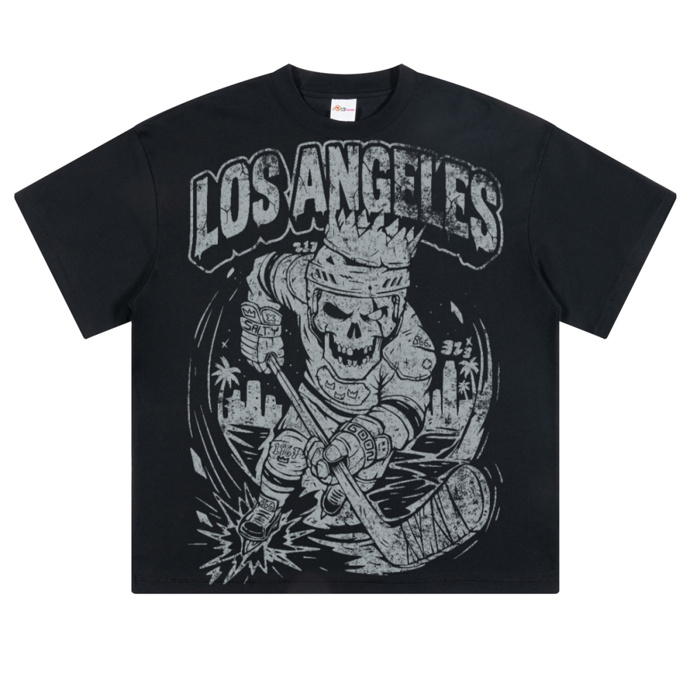 YOUTH Los Angeles Royal Bones Heavyweight loose T-shirt