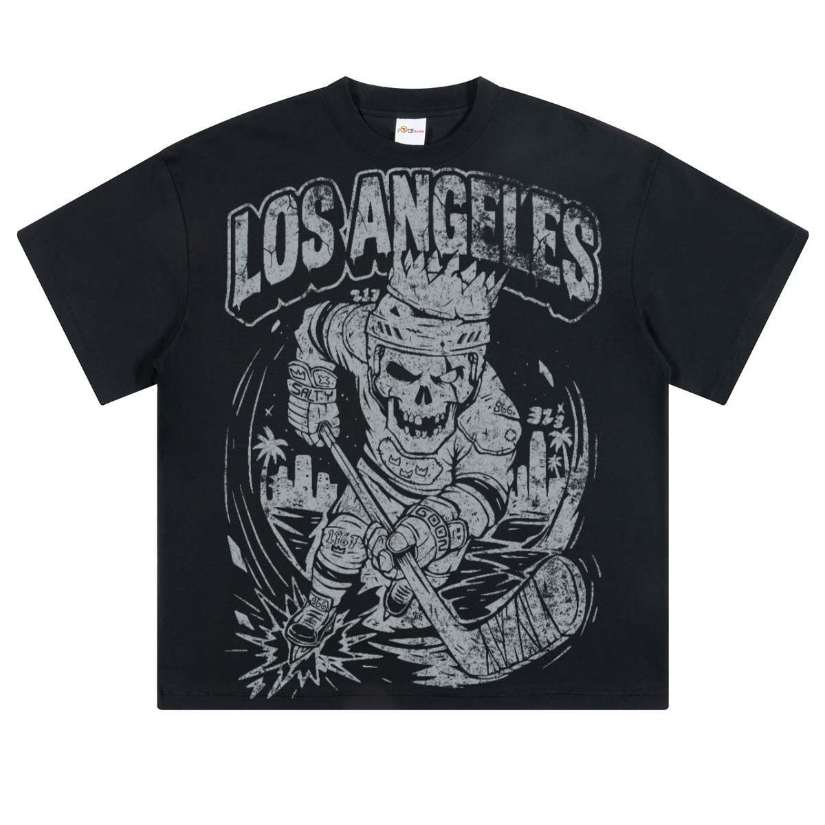 YOUTH Los Angeles Royal Bones Heavyweight loose T-shirt