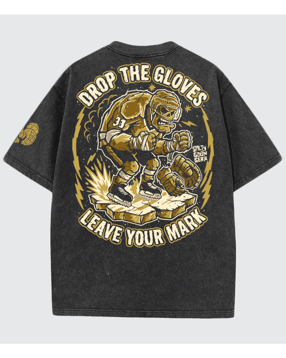 Drop the Gloves Vintage Wash Cotton T-Shirt (230GSM)