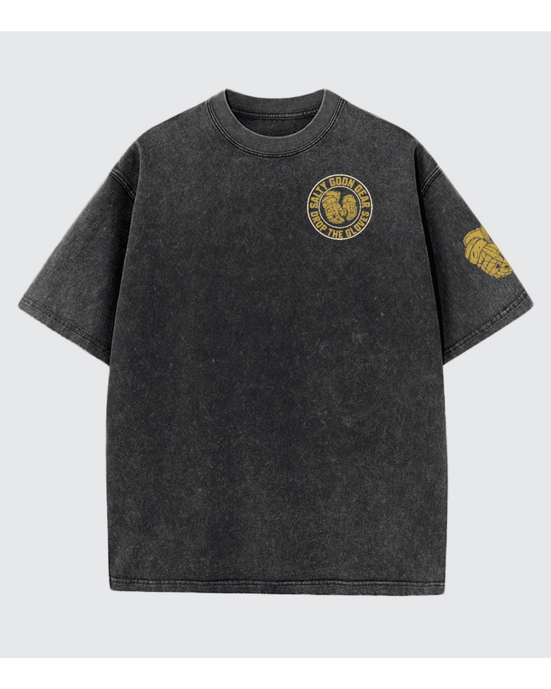 Drop the Gloves Vintage Wash Cotton T-Shirt (230GSM)