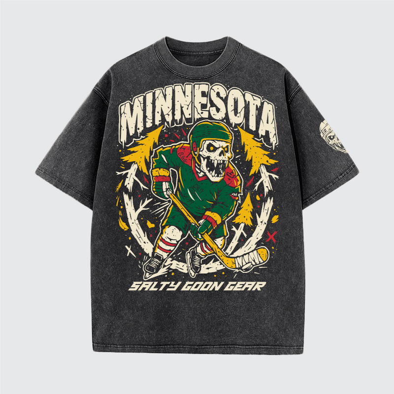 Minnesota Beast Enforcer Vintage Snow Wash Tee