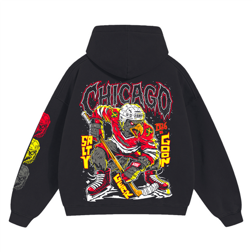 Chicago Enforcer Heavyweight Oversized Hoodie(460GSM)
