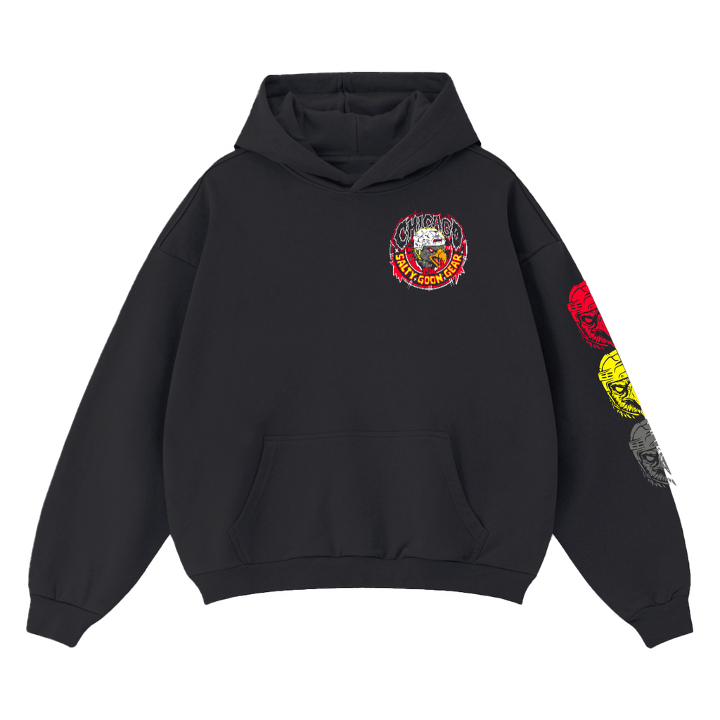 Chicago Enforcer Heavyweight Oversized Hoodie(460GSM)