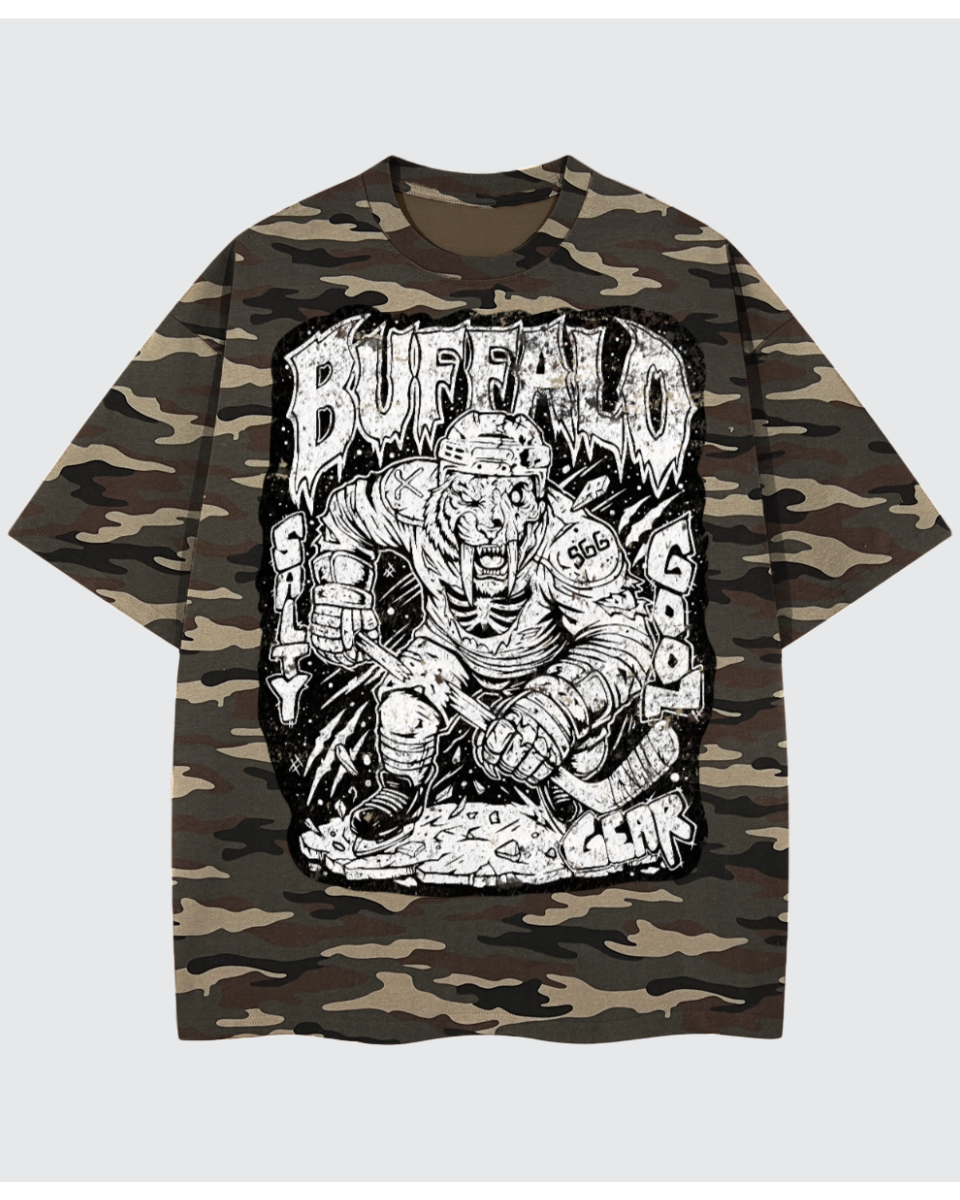 Buffalo Hockey Enforcer Heavy Camo Tee LMTD 50 Pieces