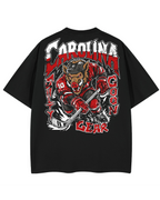 Carolina Hockey Enforcer Heavyweight Tee Front and Back