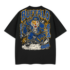 Buffalo Hockey Enforcer Heavy Tee Front and Back