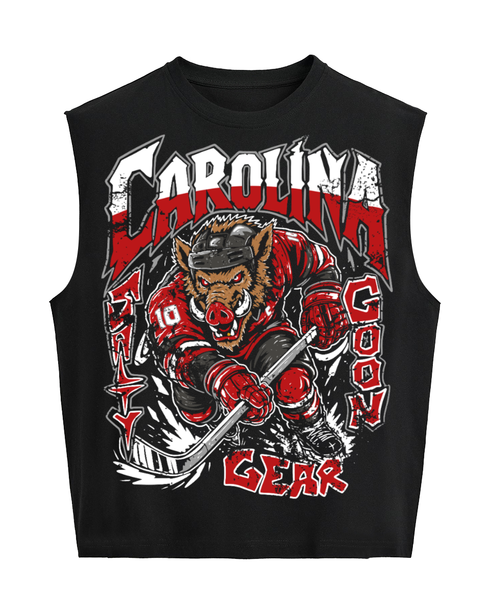 Carolina Hockey Enforcer Cropped Tank Top
