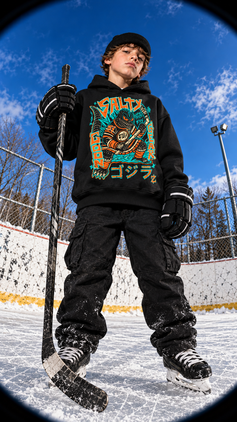Kaiju Zilla Youth Hoodie