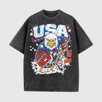 USA American Hockey Gold 2026 Vintage Heavy Shirt
