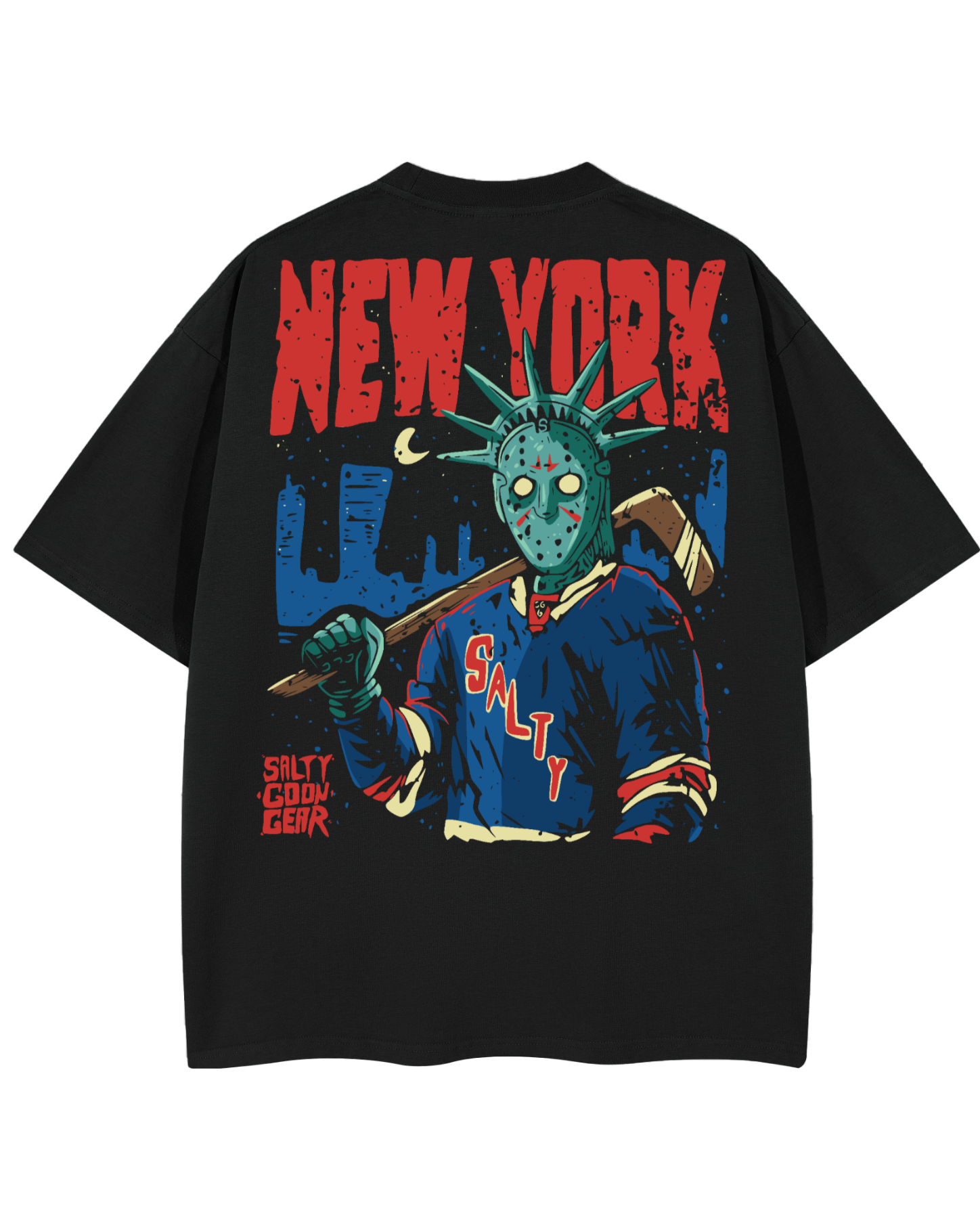 New York Liberty Enforcer Heavy Tee Front and Back