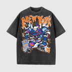 New York Scaled Skater Heavy Vintage Shirt